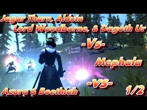 Skyrim Battles - 1/2 - Azura & Boethiah vs Mephala vs Jagar, Dagoth, Woodborne, & Alduin