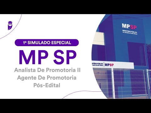1º Simulado Especial MP SP - Analista de Promotoria II - Agente de Promotoria - Pós-Edital -Correção