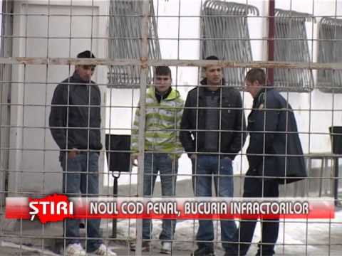 Noul Cod Penal, bucuria infractorilor - www.1tvbacau.ro (01.02.2014)