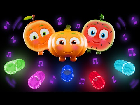 🍉 Baby Shark Funky Fruits - Baby Sensory Dance Party and Fun High Contrast Animation For Kids 🍓