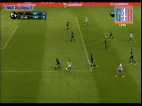 Atl. Madrid 3-1 Sp.Gijon (Simao)