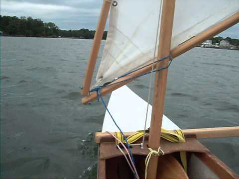 Outrigger canoe sailing