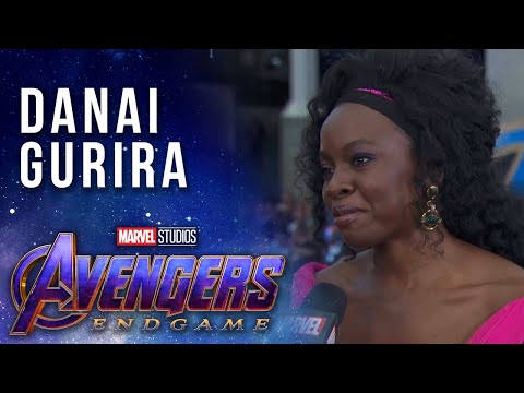 Danai Gurira talks working with the surviving Avengers LIVE from the Avengers: Endgame Premiere