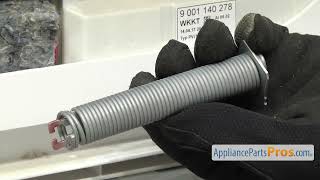 How To: Bosch/Thermador/Gaggenau Dishwasher Door Spring 00611336