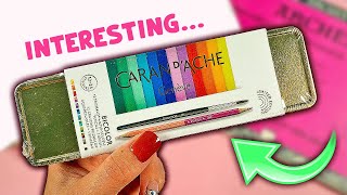 I Tested some FANCY Water Soluble PENCILS?! *limited edition*