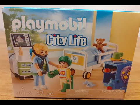 Playmobil City Life Kinderkrankenzimmer Unboxing