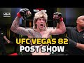 UFC Vegas 82 Post-Fight Show | Reaction To Brendan Allen's Lopsided Submission Win, Ref Controversy