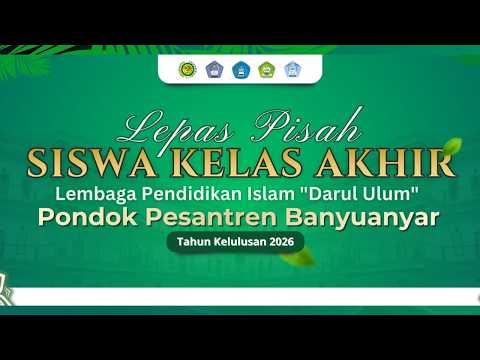 LIVE LEPAS PISAH SISWA KELAS AKHIR