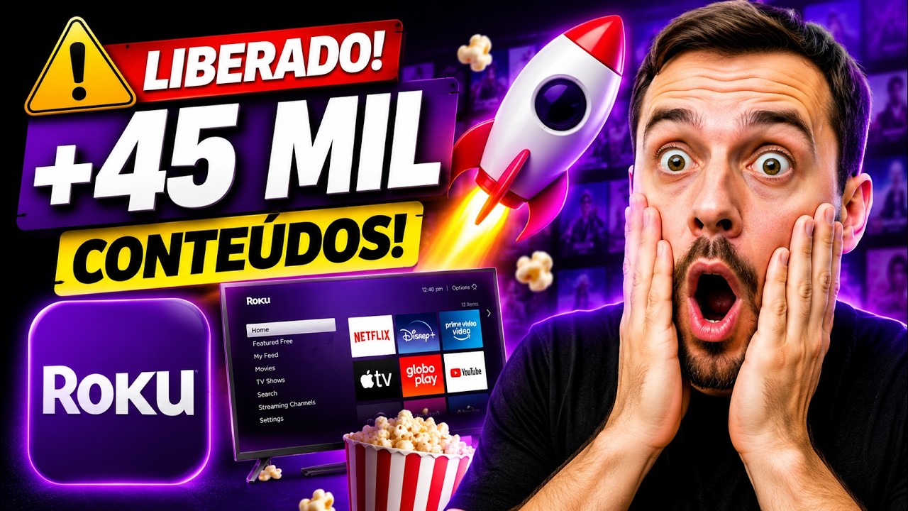 🚀 IPTV PARA ROKU TV – FUTEBOL AO VIVO, FILMES E SÉRIES! 📺⚽🎬