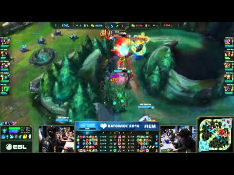 IEM 2016 RNG vs FNC Game 3 Semi finals Highlight HD