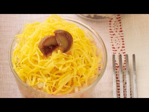 モンブラン風サラダカップ寿司