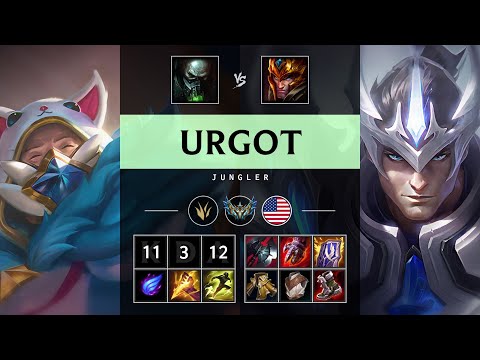 Urgot Jungle vs Jarvan IV - NA Challenger Patch 25.20