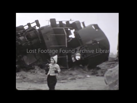 Northern Pacific, Military Train Wreck Near Logan, Washington, 1945
