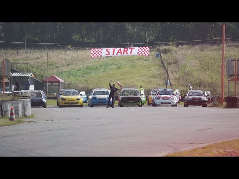BK Rallycross Valkenswaard Round 1 - Practice super slow motion shots