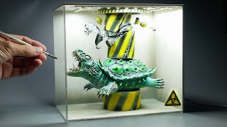 How to make a Zombie Turtle vs Hydraulic Press in the Laboratory