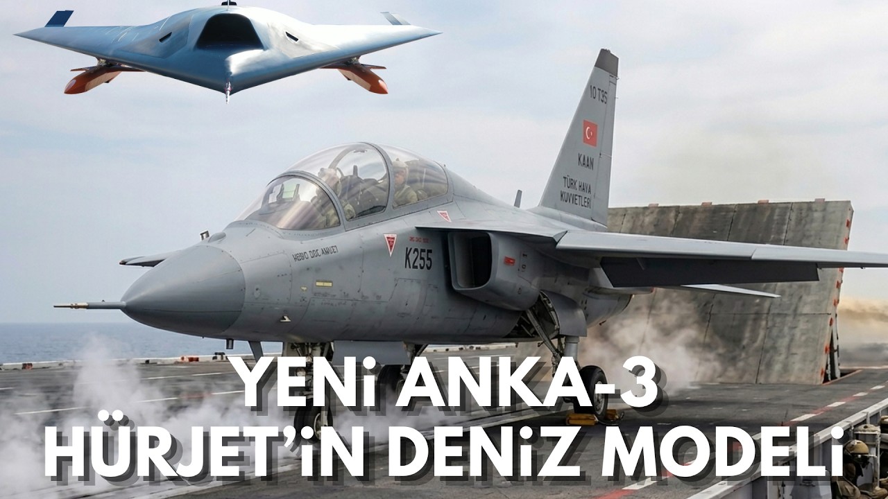 ANKA-3 tasarımı büyüyor, HÜRJET'in deniz modeli geliyor