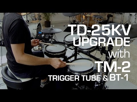 Roland TD-25 KV upgrade with TM-2, BT-1 and drum-tec trigger tube pro