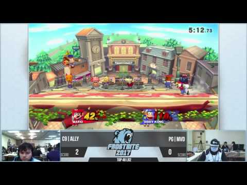 Frostbite 2017 Top 32: C9|Ally (Mario) vs PG|MVD (Diddy)