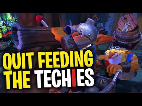 Quit Feeding the Techies - DotA 2 Funny Moments