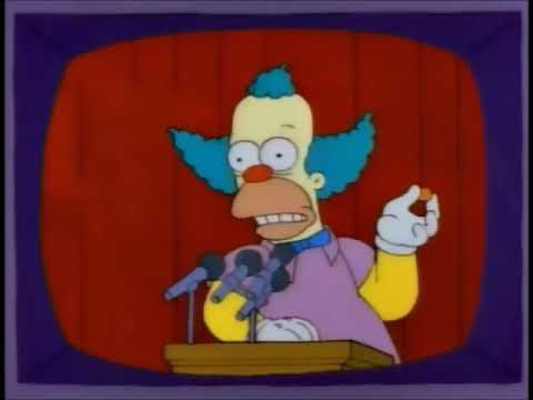 The Simpsons - Krusty Eats A Krusty O