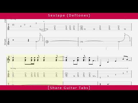 [Share Guitar Tabs] Sextape (Deftones) HD 1080p