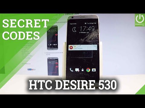 Codes in HTC Desire 530 - Advanced Features / Secret Menu