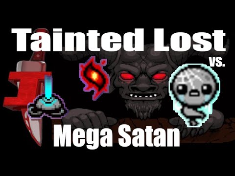 TBOI Repentance: Tainted Lost vs Mega Satan - Let's Unlock Haunted Chests