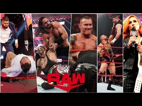 WWE Raw 23 December 2019 Full Highlights   WWE Monday Night Raw Highlights 23rd December 2019