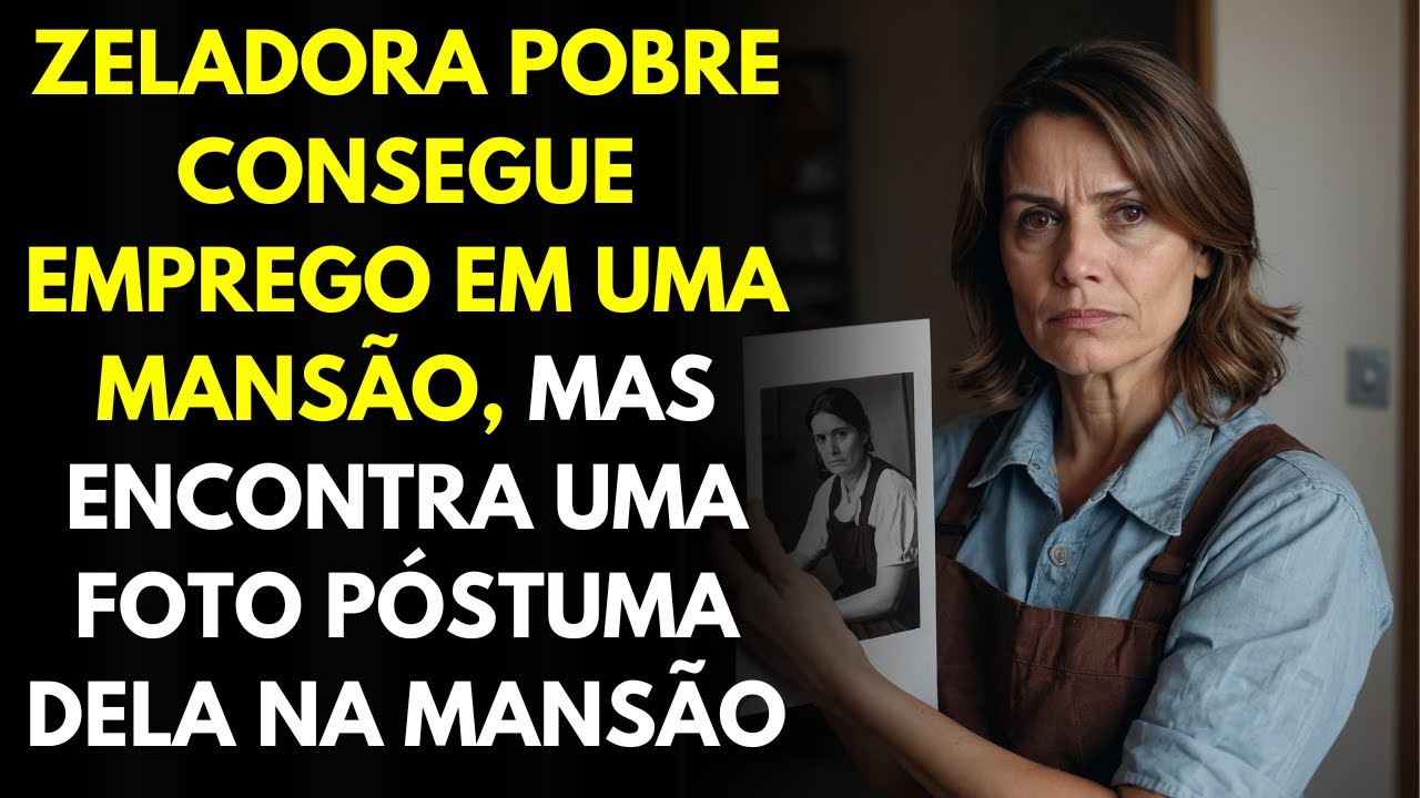 Zeladora Pobre Consegue Emprego Em Uma Mansão, Mas Encontra Uma Foto Póstuma Dela Na Mansão