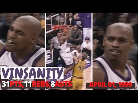Rookie Vince Carter[31Points] Amazing Highlights vs Indiana Pacers | April 01, 1999