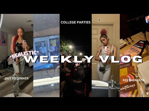 WEEKLY VL✰G| college life, bday dinners, hanging with friends, etc| Malia Jai