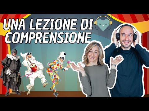 Una lezione di comprensione e lessico in italiano | Le maschere tradizionali del Carnevale in Italia