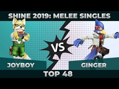 Joyboy vs Ginger - Losers' Round 1: Melee Singles: Top 48 - Shine 2019 | Fox vs Falco