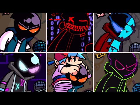 Friday Night Funkin' - Lo-Fight but everytime it's Whitty turn a Different Skin Mod is used