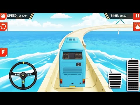 Impossible Offroad Uphill Bus Stunt Heavy Duty Racing 2026 - Bus Game - Android Gameplay