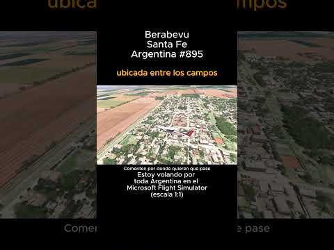 Berabevu, Santa Fe desde el Microsoft Flight Simulator #berabevu #santafe #msfs #joaha45 #argentina