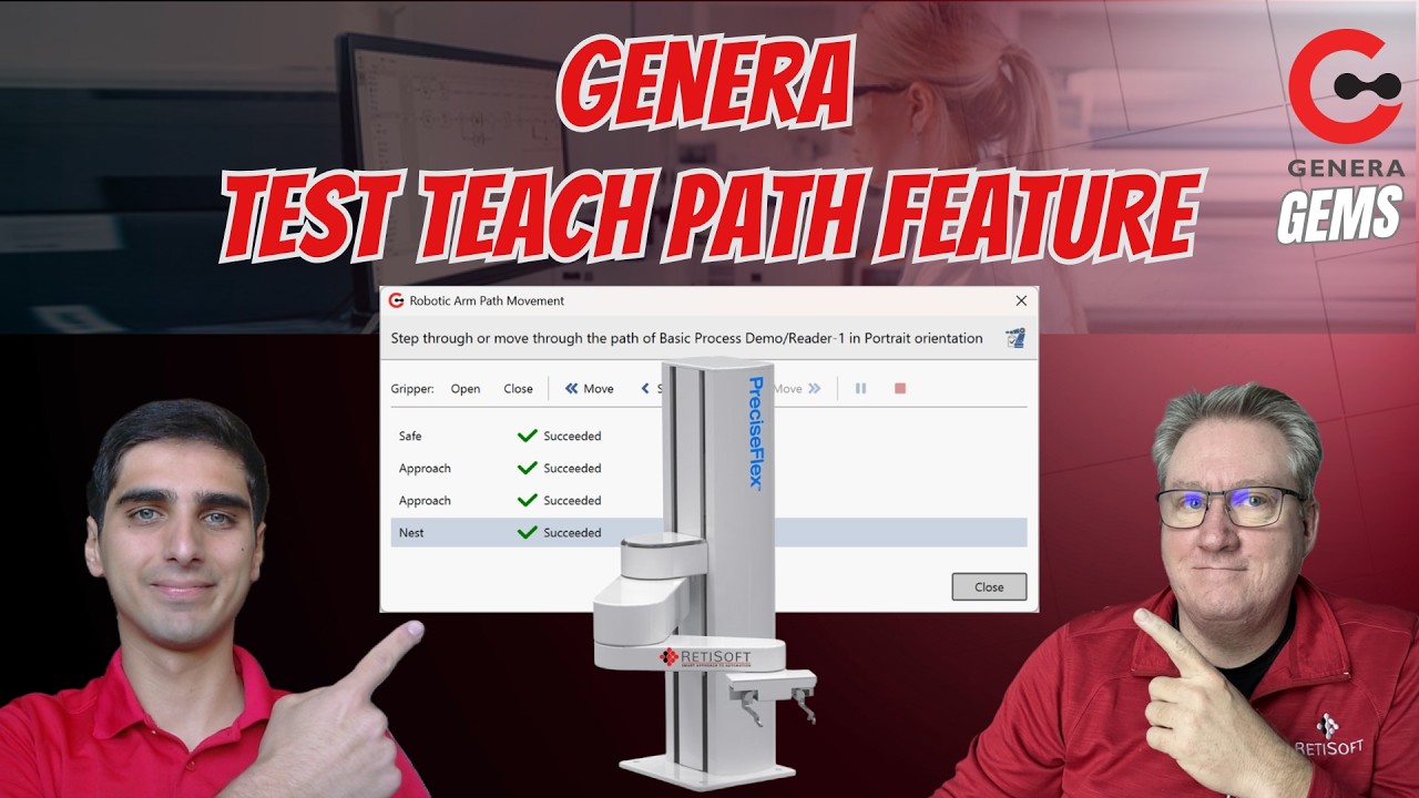Genera Robotic Test Path Feature