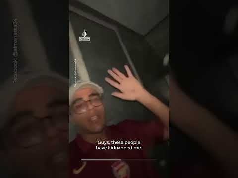 Egyptian student livestreams his kidnapping