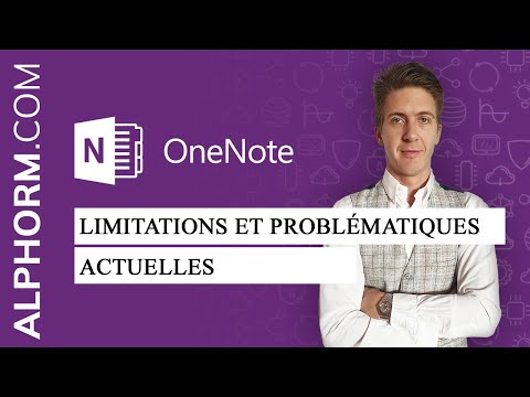 Tutorial OneNote 2016 Prise de notes professionnelles | Limitations et problématiques actuelles