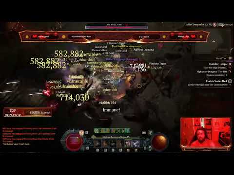 Diablo 4 Season 1: Epic Thorns Barb Shreds Butcher on Nightmare 100 Difficulty!