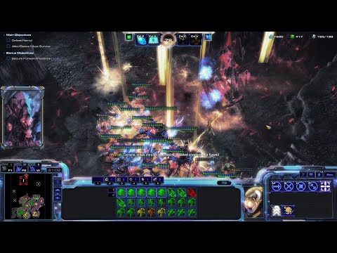 StarCraft 2 LotV Epilogue Mission 1 - Into the Void (Different Units Factions & SoA Abilities)
