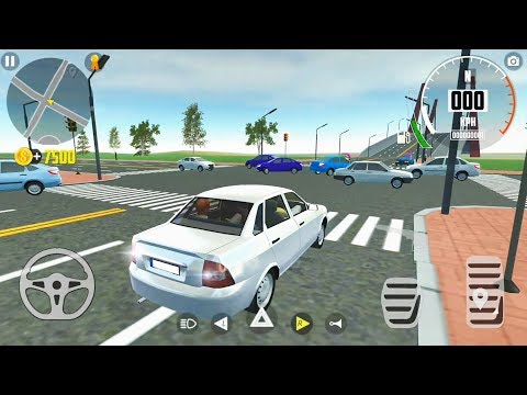 Car Simulator 2 - White Sedan Driving - Android Gameplay FHD