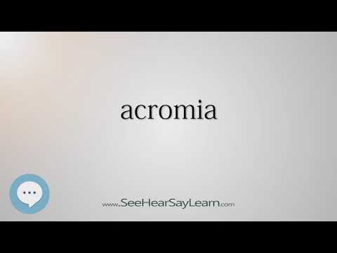 acromia (Every English Word Pronounced) 📕🔊🗣️😎✅
