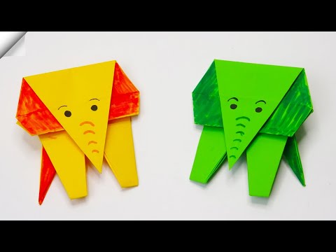 Funny Elephant Moving paper TOYS Easy paper crafts