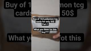 buy of 164 pokemon tcg cards for only 50$ part 1 #pokemon #pokemontcg #pokemoncards #megasharpedo