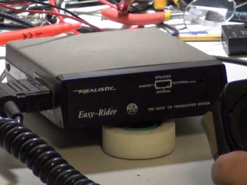 Realistic TRC2003 remote, UK (CB 27/81) CB radio (Mobile)  - On The Air Test