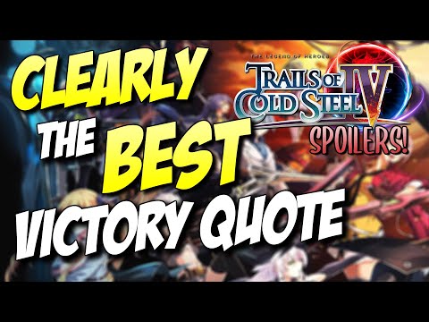 Greatest Character Development in a Single Minute (Cold Steel IV Spoilers btw!)