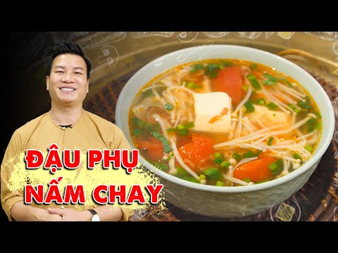 Canh nấm chay
