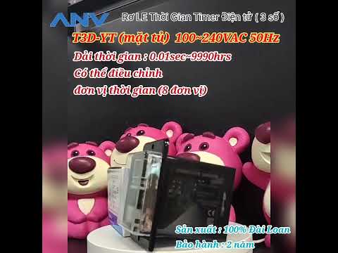 Rơ Le Thời Gian Timer Điện tử ( 3 số ) 0.01sec~9990hrs