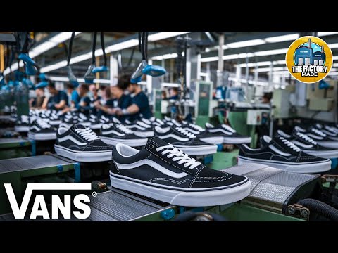How VANS shoes are Made in the Factory || Why Vans Shoes are so Expensive?